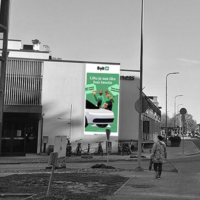 Pirita Keskuse Väli LED Nupp